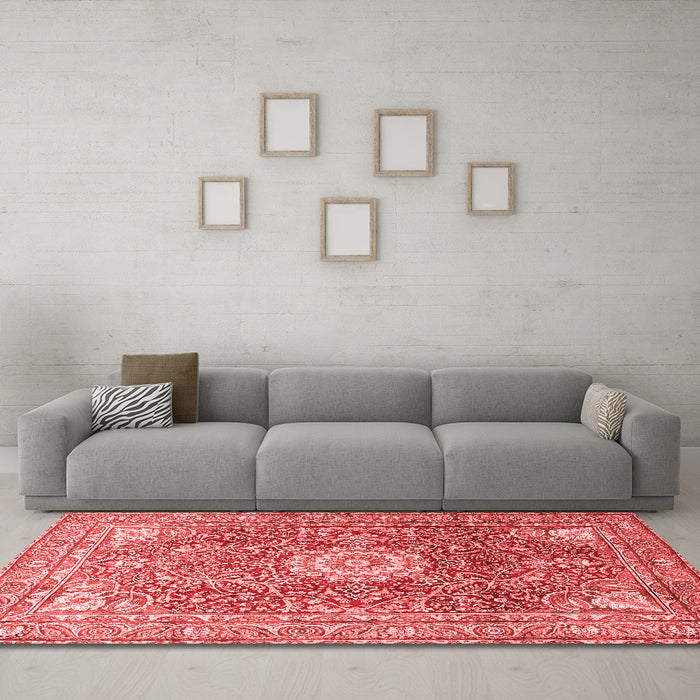 Traditional Red Washable Rugs