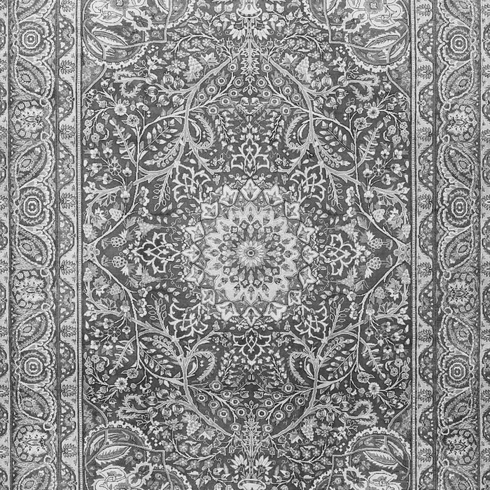 Medallion Gray Traditional Rug, tr4432gry