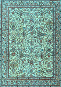Persian Light Blue Traditional Rug, tr4433lblu