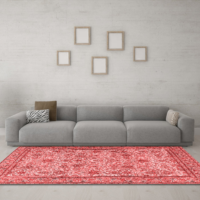 Traditional Red Washable Rugs