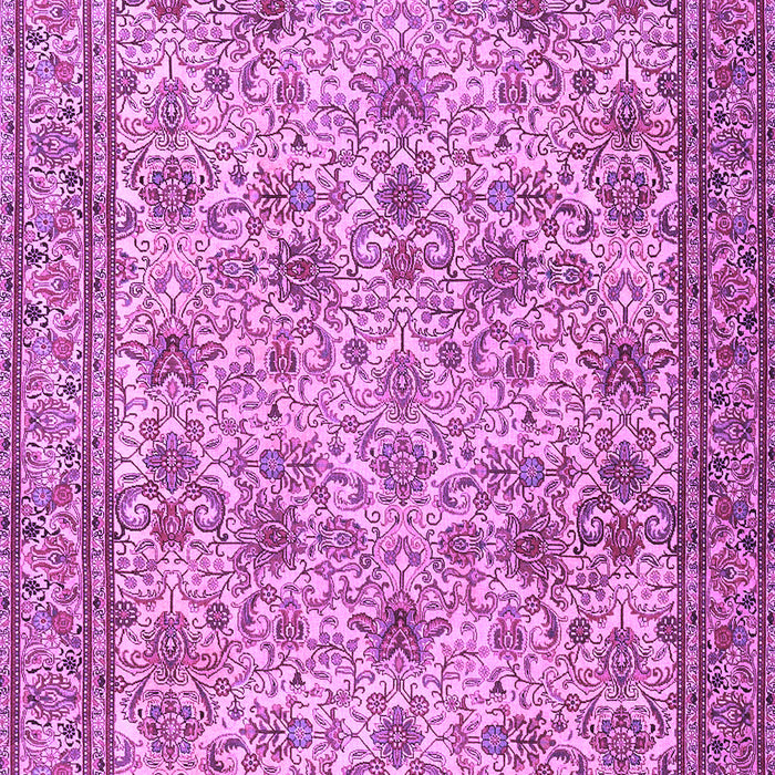 Machine Washable Persian Purple Traditional Area Rugs, wshtr4433pur
