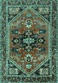 Persian Turquoise Traditional Rug, tr4434turq