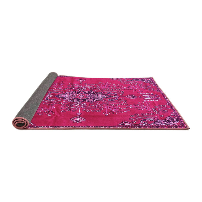 Sideview of Persian Pink Traditional Rug, tr4435pnk