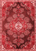 Medallion Red Traditional Area Rugs