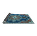 Sideview of Medallion Light Blue Traditional Rug, tr4436lblu