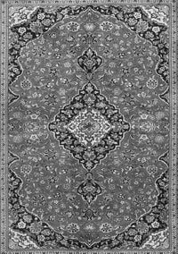 Medallion Gray Traditional Rug, tr4437gry