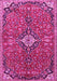 Medallion Pink Traditional Rug, tr4437pnk