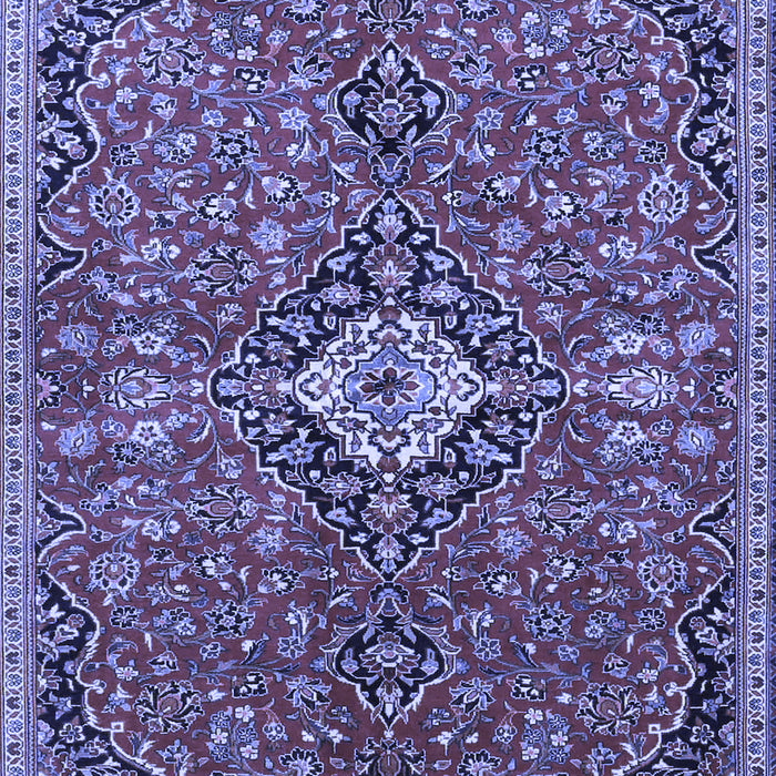 Medallion Blue Traditional Rug, tr4437blu