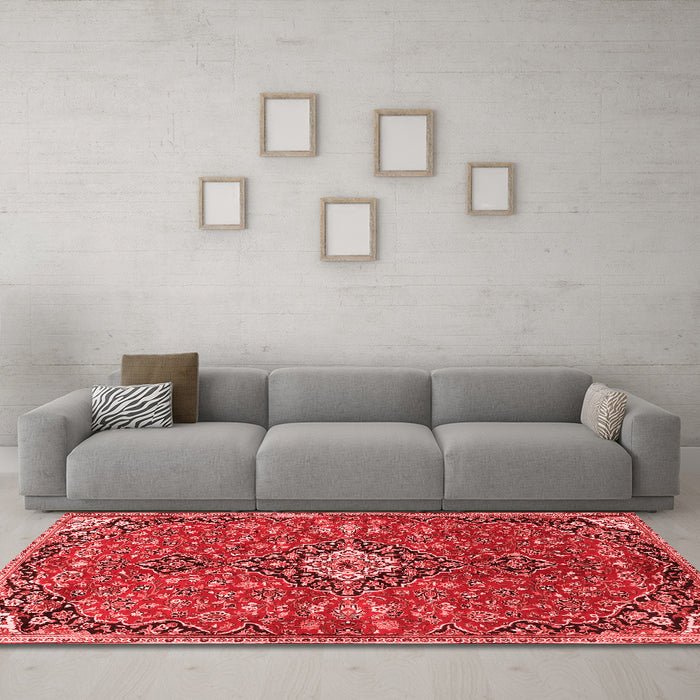 Traditional Red Washable Rugs