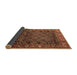 Sideview of Persian Brown Traditional Rug, tr4438brn