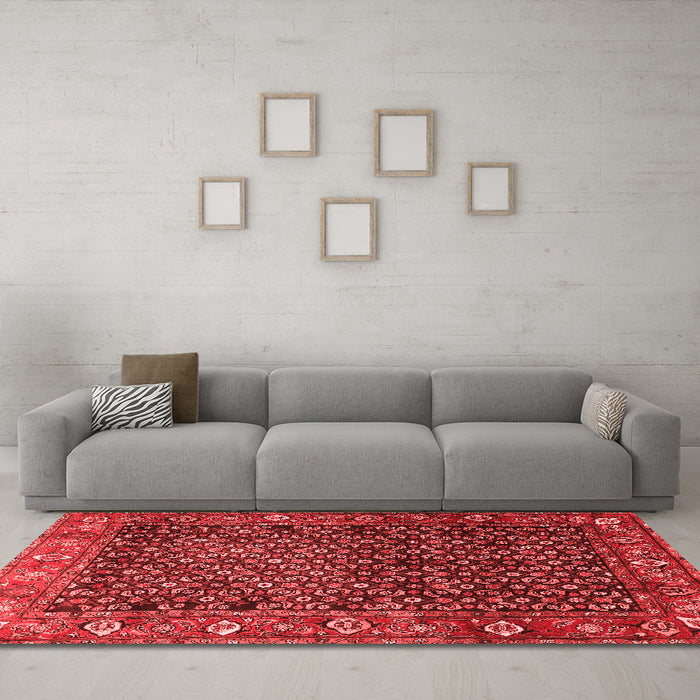 Traditional Red Washable Rugs