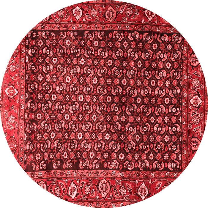 Machine Washable Persian Red Traditional Rug, wshtr4438red