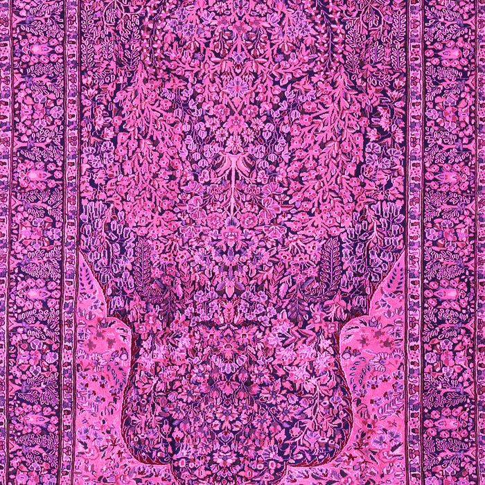 Machine Washable Persian Pink Traditional Rug, wshtr4439pnk