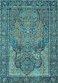 Persian Light Blue Traditional Rug, tr4439lblu