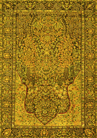Persian Yellow Traditional Rug, tr4439yw