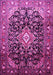 Medallion Pink Traditional Rug, tr443pnk