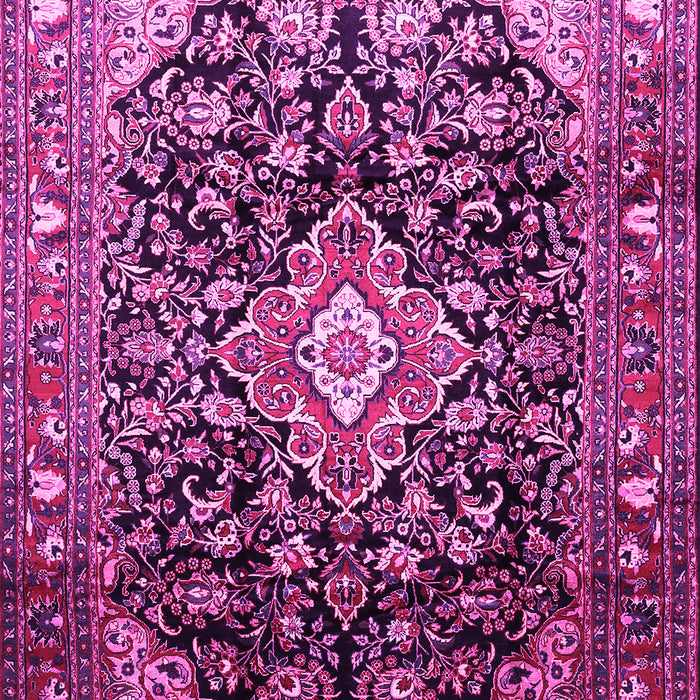 Medallion Pink Traditional Rug, tr443pnk