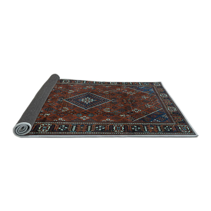 Sideview of Persian Light Blue Traditional Rug, tr4440lblu
