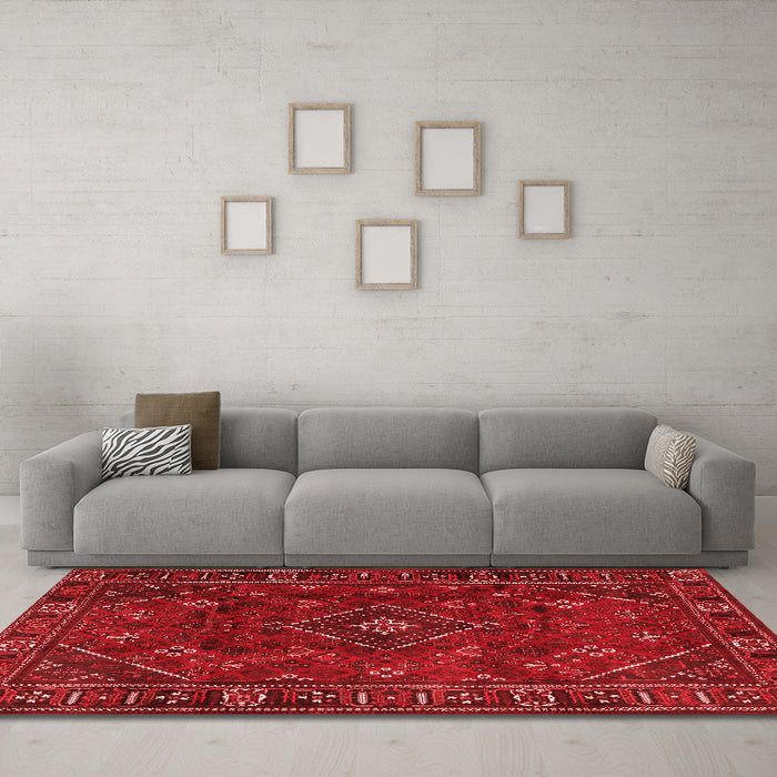 Traditional Red Washable Rugs