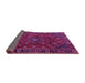 Sideview of Persian Purple Traditional Rug, tr4440pur