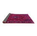 Sideview of Persian Pink Traditional Rug, tr4440pnk