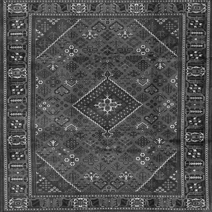 Serging Thickness of Persian Gray Traditional Rug, tr4440gry