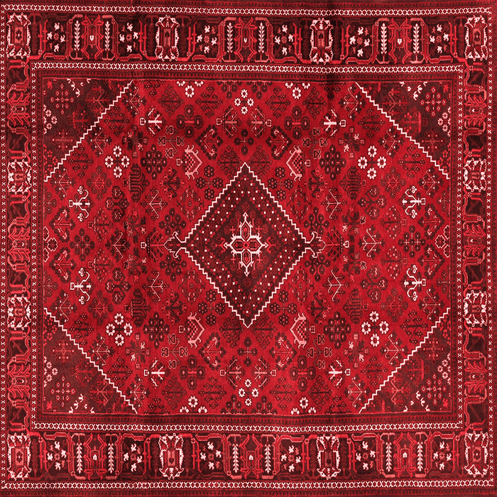 Machine Washable Persian Red Traditional Rug, wshtr4440red