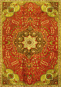 Persian Yellow Traditional Rug, tr4441yw