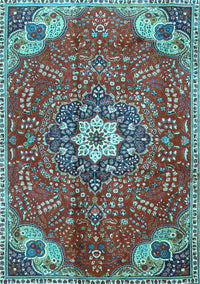 Persian Light Blue Traditional Rug, tr4441lblu