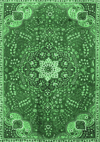 Persian Emerald Green Traditional Rug, tr4441emgrn