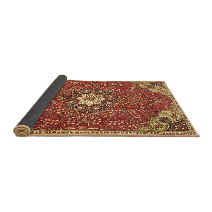 Sideview of Persian Brown Traditional Rug, tr4441brn