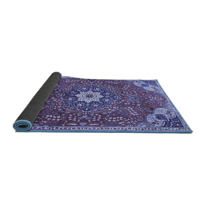 Sideview of Persian Blue Traditional Rug, tr4441blu