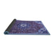 Sideview of Persian Blue Traditional Rug, tr4441blu