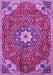 Persian Purple Traditional Rug, tr4441pur