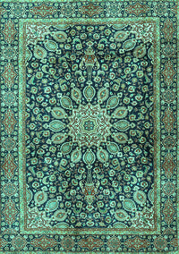 Persian Turquoise Traditional Rug, tr4442turq