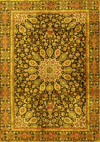 Persian Yellow Traditional Rug, tr4442yw