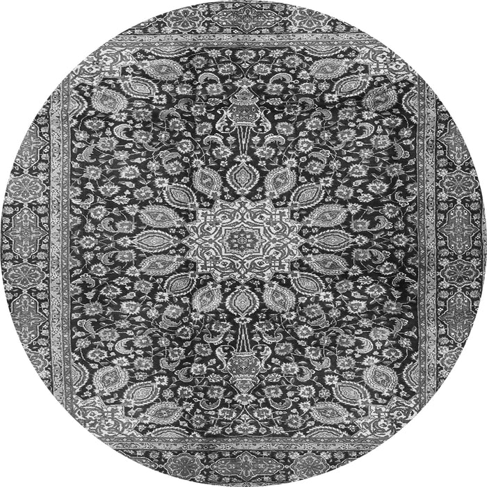 Square Persian Gray Traditional Rug, tr4442gry