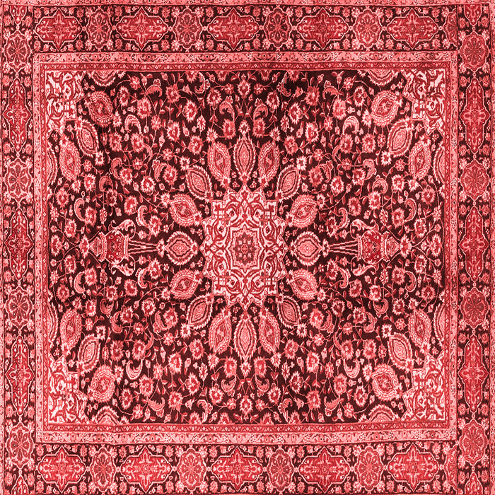 Machine Washable Persian Red Traditional Rug, wshtr4442red