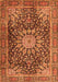 Persian Orange Traditional Rug, tr4442org