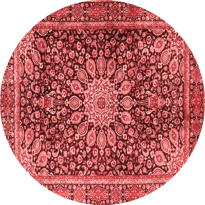 Machine Washable Persian Red Traditional Rug, wshtr4442red
