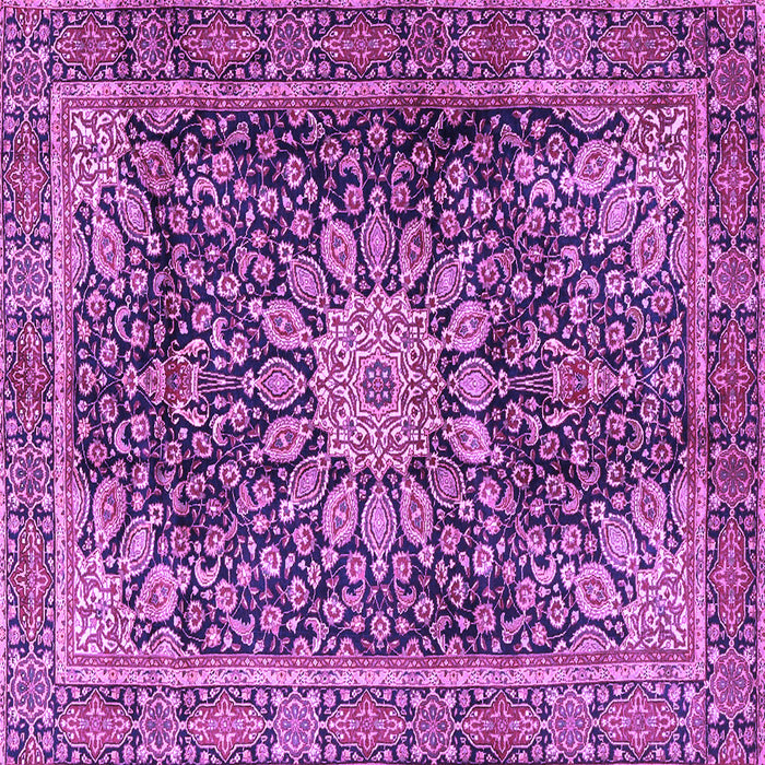 Square Persian Purple Traditional Rug, tr4442pur