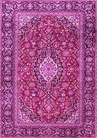 Medallion Pink Traditional Rug, tr4443pnk