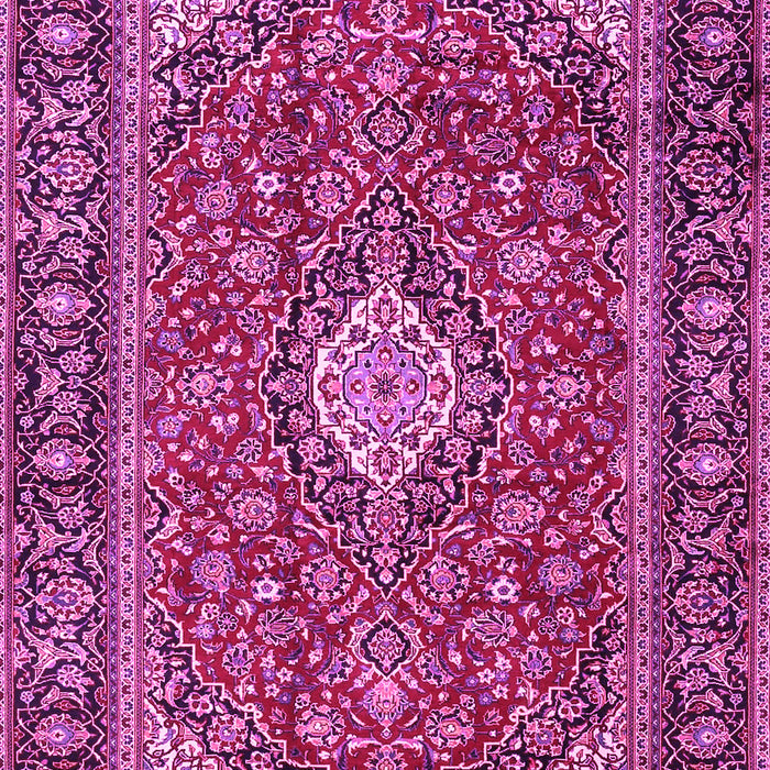 Medallion Pink Traditional Rug, tr4443pnk