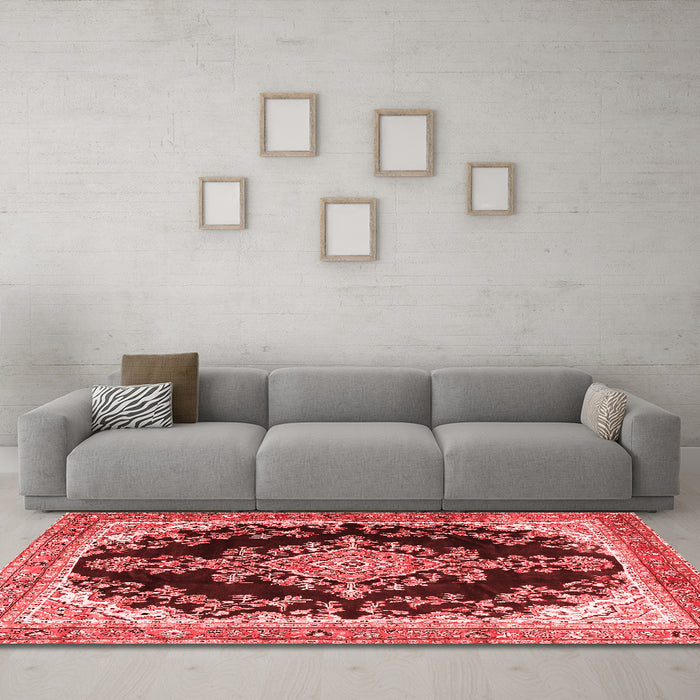 Traditional Red Washable Rugs