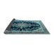 Sideview of Medallion Light Blue Traditional Rug, tr4444lblu