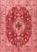 Medallion Red Traditional Area Rugs