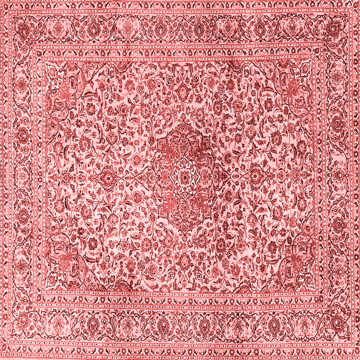 Medallion Red Traditional Rug, tr4446red