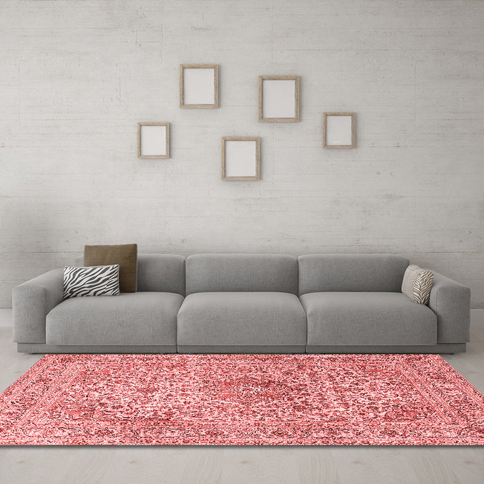Traditional Red Washable Rugs