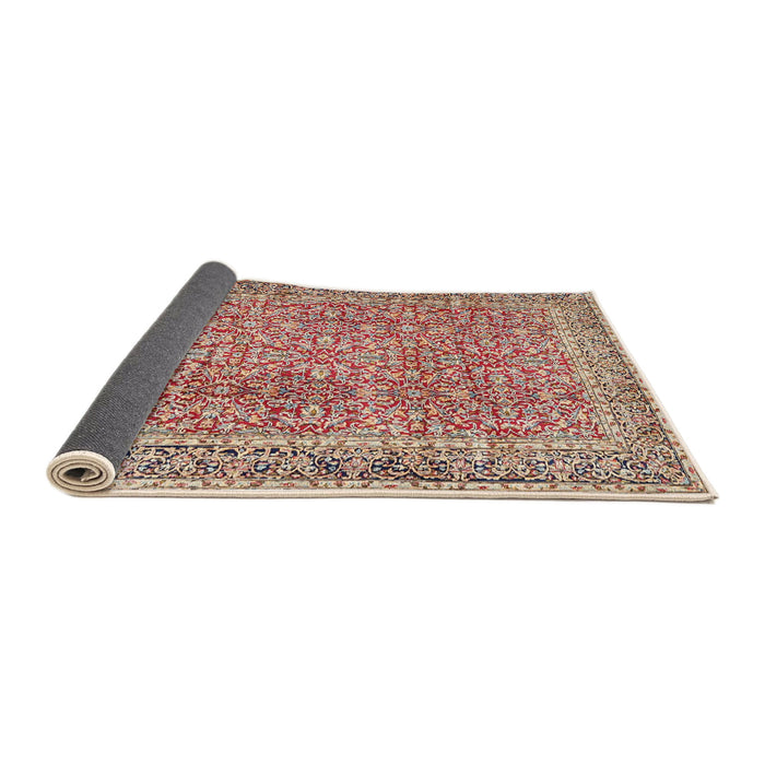 Sideview of Traditional Chestnut Red Persian Rug, tr4447