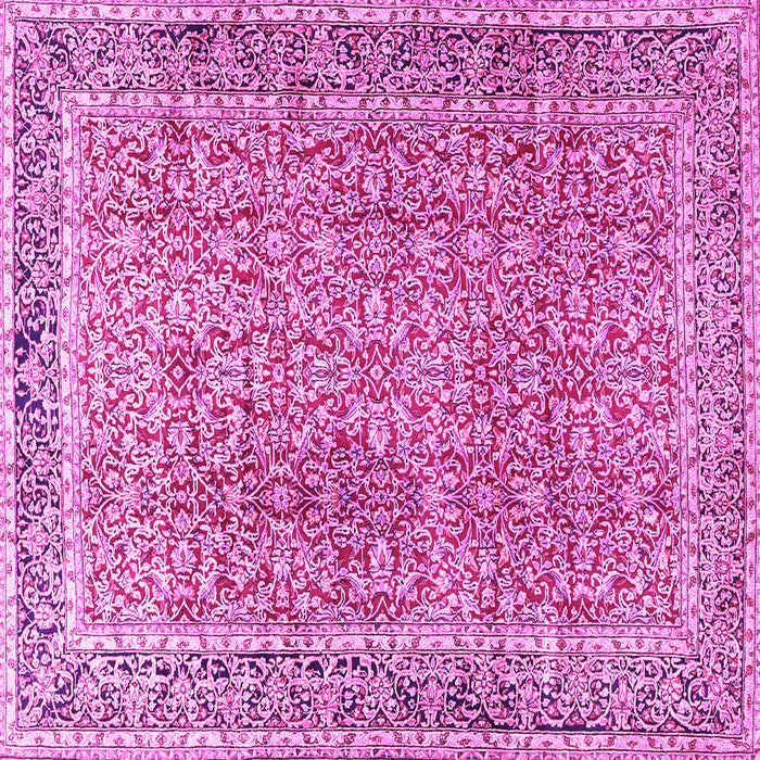 Square Persian Pink Traditional Rug, tr4447pnk